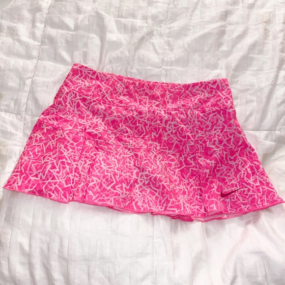 Nike pink pure tennis skirt